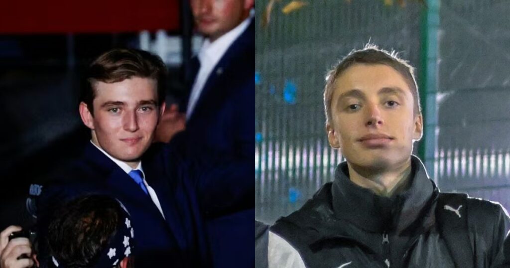 Barron Trump saved a London woman from her abusive Ex Russian MMA fighter boyfriend.