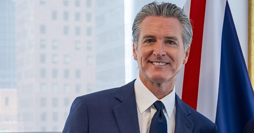California Governor Gavin Newsom
