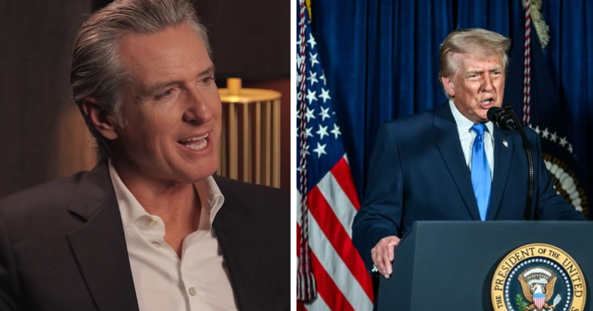 Gavin Newsom has responded to Donald Trump.