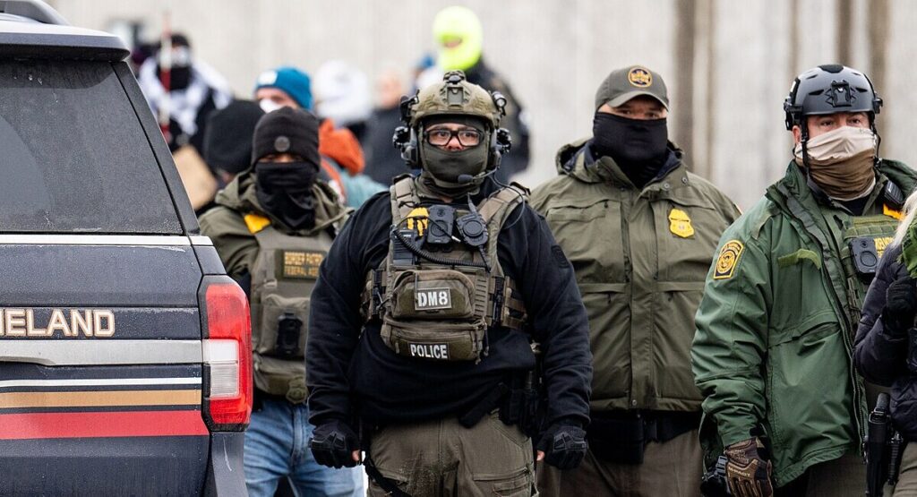 ICE agents in January 2026