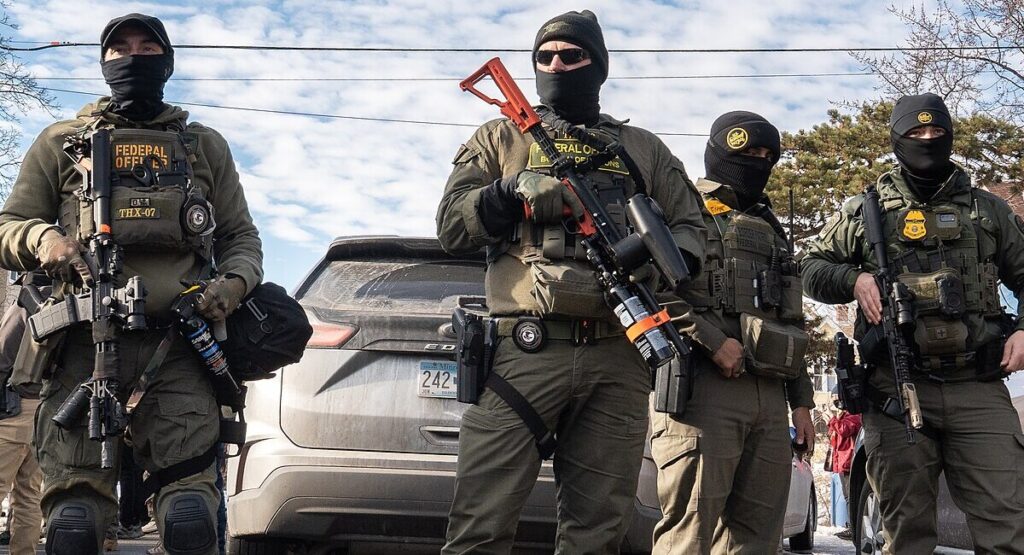 ICE agents in Minnesota