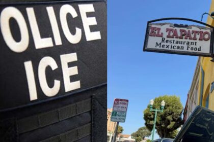 ICE agents arrest Mexican Restaurant staff after eating lunch there.