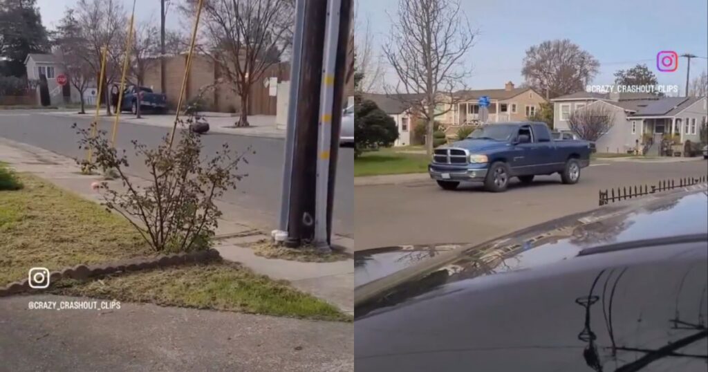 man flipped the bird at black woman