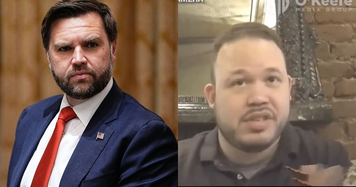 JD Vance (L), Tomas Escotto (R)