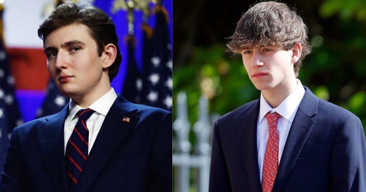 James is being compared to Barron Trump
