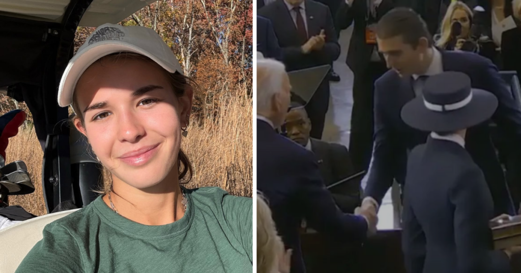 Kai Trump breaks silence on that Barron Trump-Joe Biden moment.