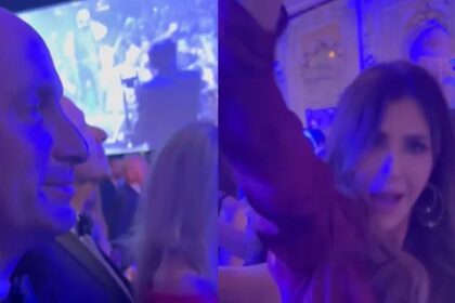 Kristi Noem and Stephen Miller attended Trump's party