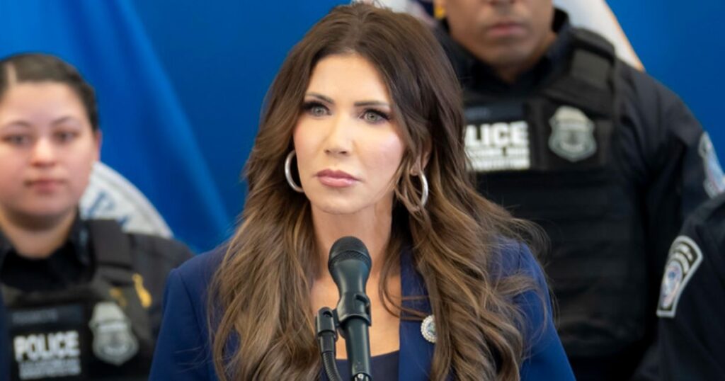 Kristi Noem blasted CBS Host for mentioning Jonathan Ross during an interview.