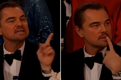 Leonardo DiCapro flaunted his sassy side at the 2026 Golden Globes prompting new memes
