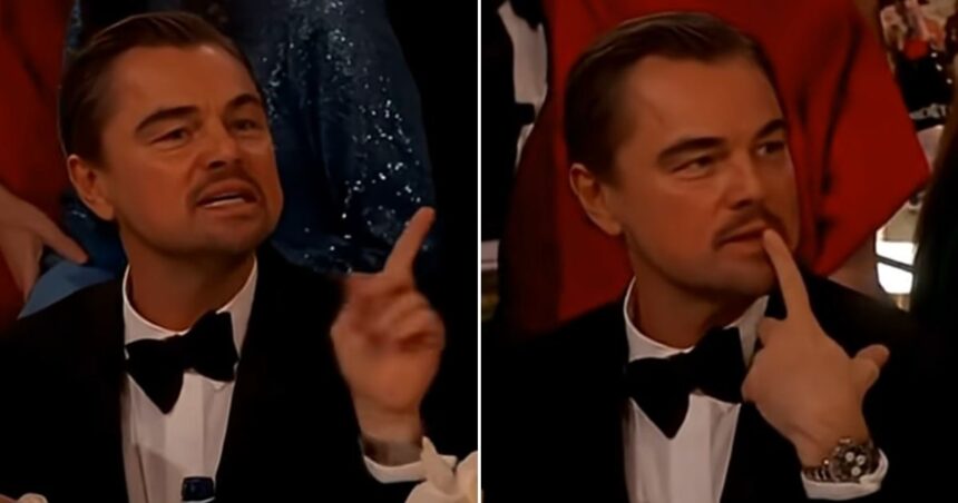 Leonardo DiCapro flaunted his sassy side at the 2026 Golden Globes prompting new memes