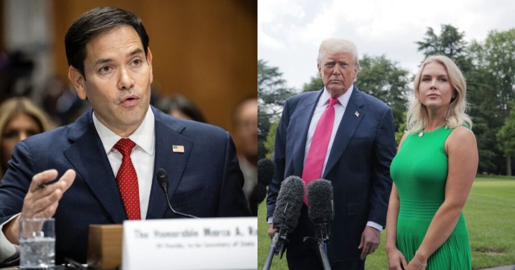 Marco Rubio, Donald Trump, Karoline Leavitt