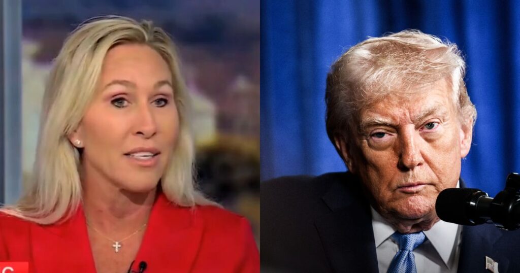 Marjorie Taylor Greene defends Donald Trump