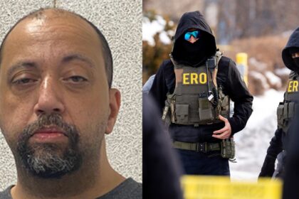 Matthew White and ICE agents