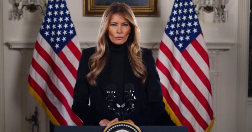 Melania Trump was grilled big time for her AI speech.