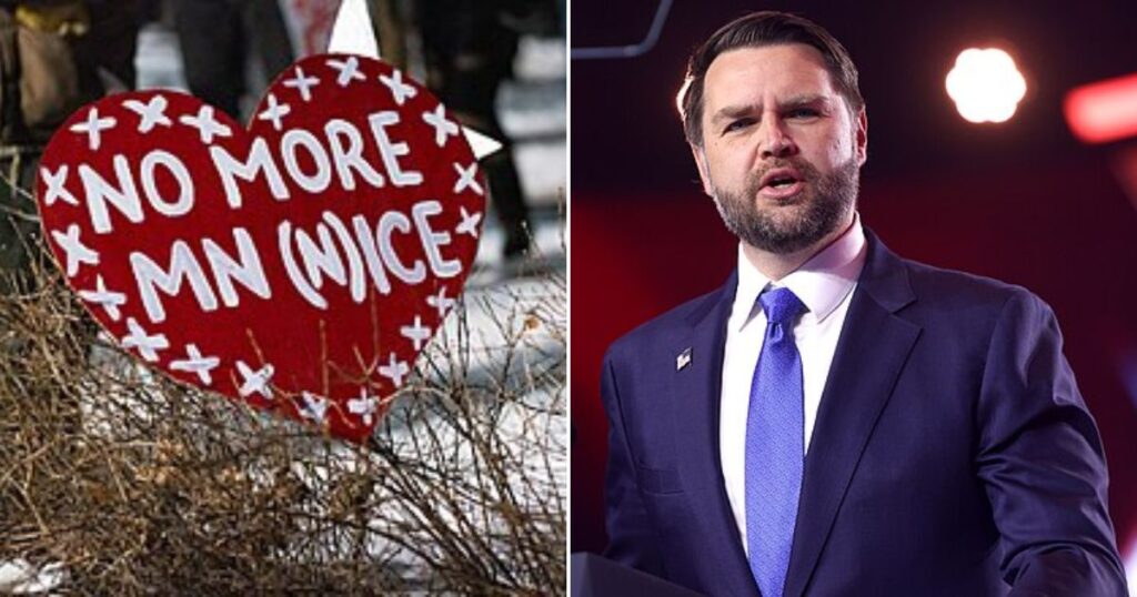 Minneapolis asks JD Vance to leave after he praised ICE agent.