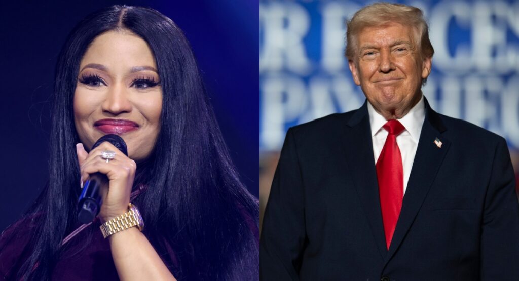 Nicki Minaj and Donald Trump