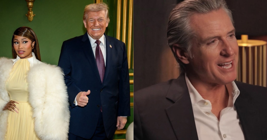 Nicki Minaj slammed Newsom