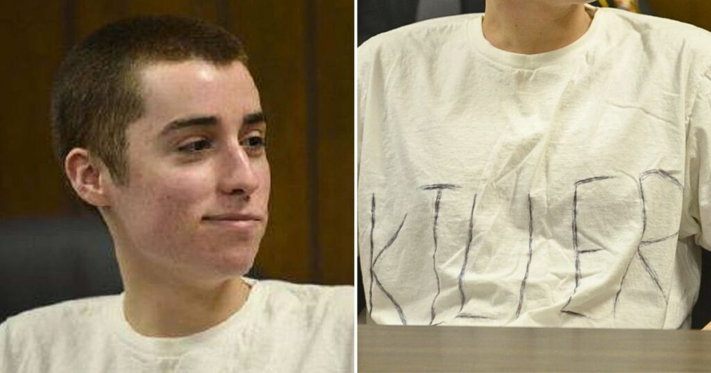 Ohio school shooter T.J. Lane wore a shirt reading “KILLER” during sentencing
