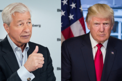 President Donald Trump threatens to sue JPMorgan Chase