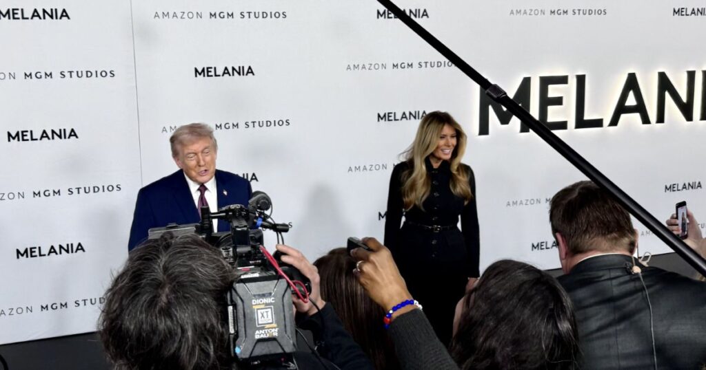 President Donald Trump and First Lady Melania Trump in Washington, D.C.
