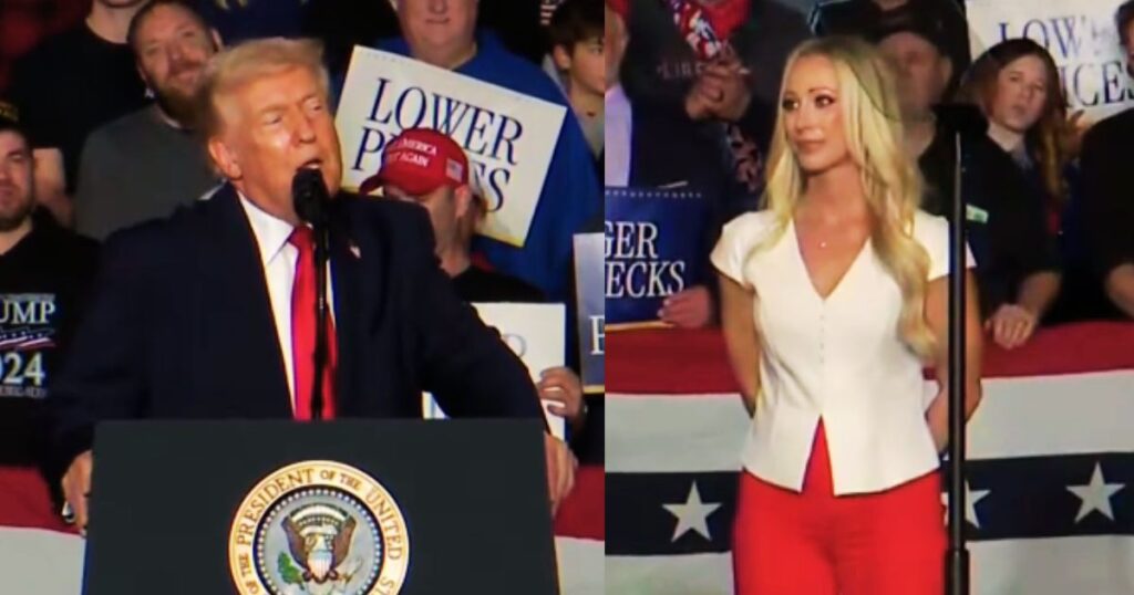 President donald trump creepy comment