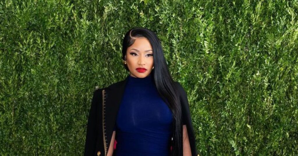 Rapper Nicki Minaj breaks social media silence after deportation calls and GOP backlash. Credits: @nmcaviar|X.com).