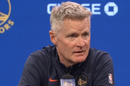 Golden State Warriors head coach Steve Kerr