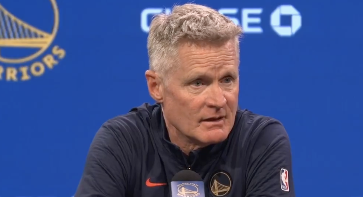 Golden State Warriors head coach Steve Kerr