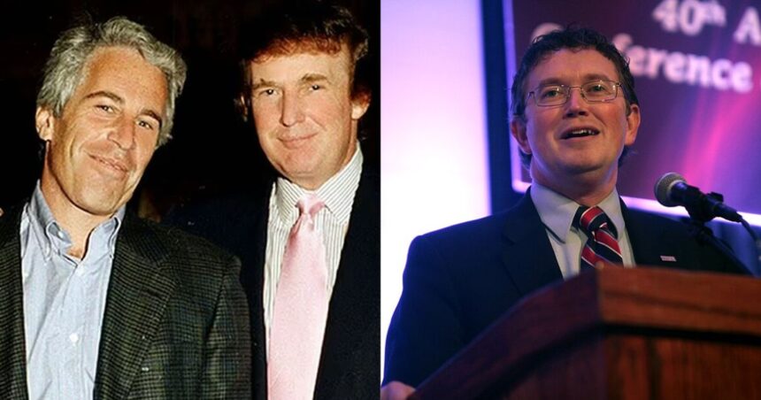 Thomas Massie called out trump and DOJ for not complying with government