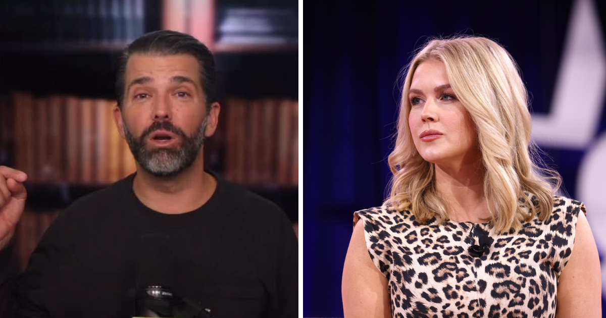 Trump Jr. gave a shout out to Karoline Leavitt.