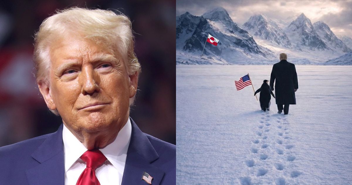White House Gets Trolled Over Viral Meme Post Ft. Trump — Netizens Point Out, “Penguins Don’t Live in Greenland”