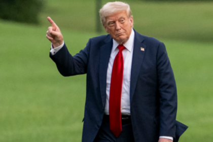 Donald Trump clicked at The White House.