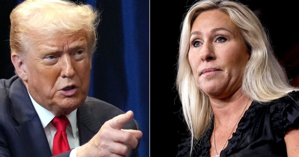 Trump’s break with Marjorie Taylor Greene