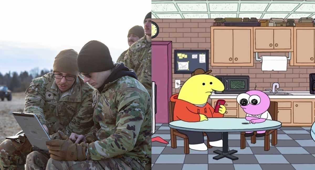 The United States Military and "Smiling Friends"