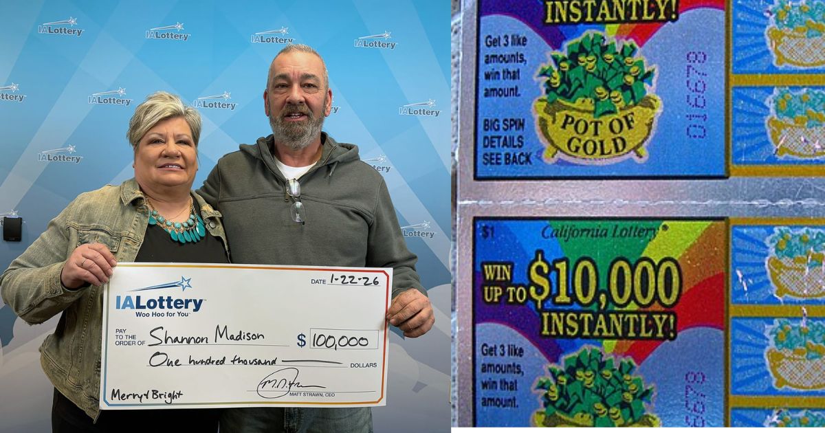 “Had to Stop and Look” — 60-Year-Old Man Wins $100000 from Forgotten Lottery Ticket