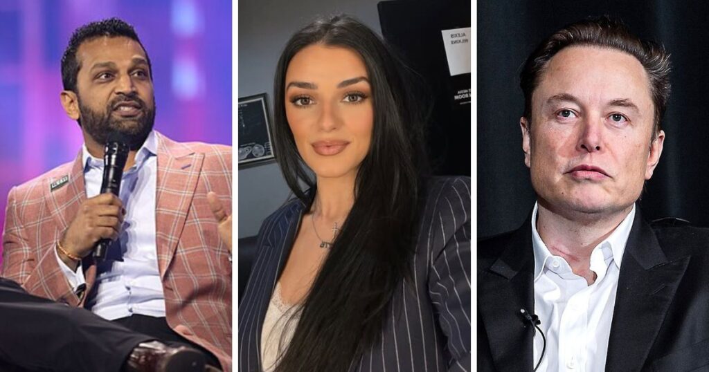 Kash Patel's girlfriend issued a stern warning to Elon Musk’s AI chatbot Grok in a social media post.