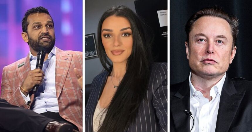 Kash Patel's girlfriend issued a stern warning to Elon Musk’s AI chatbot Grok in a social media post.