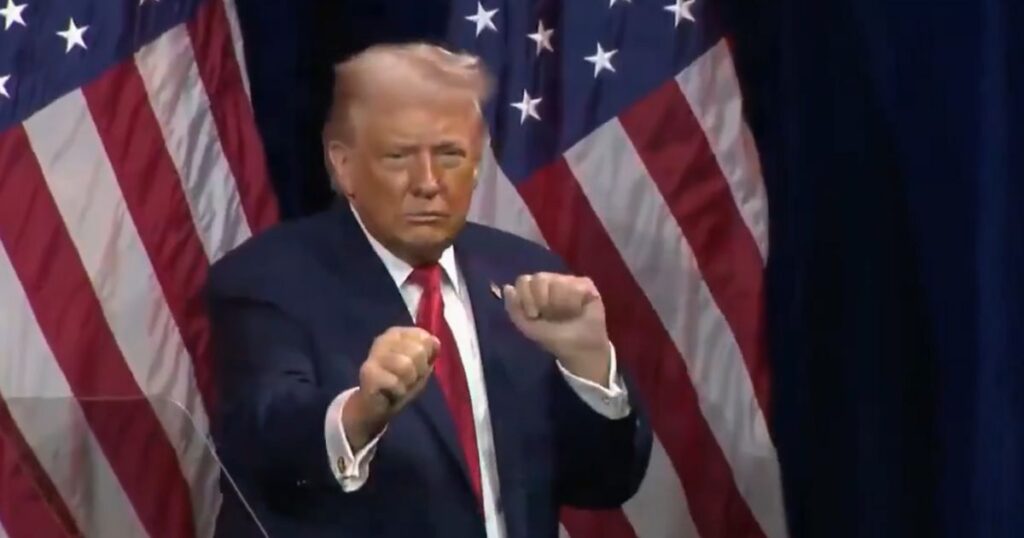 Donald Trump's dance