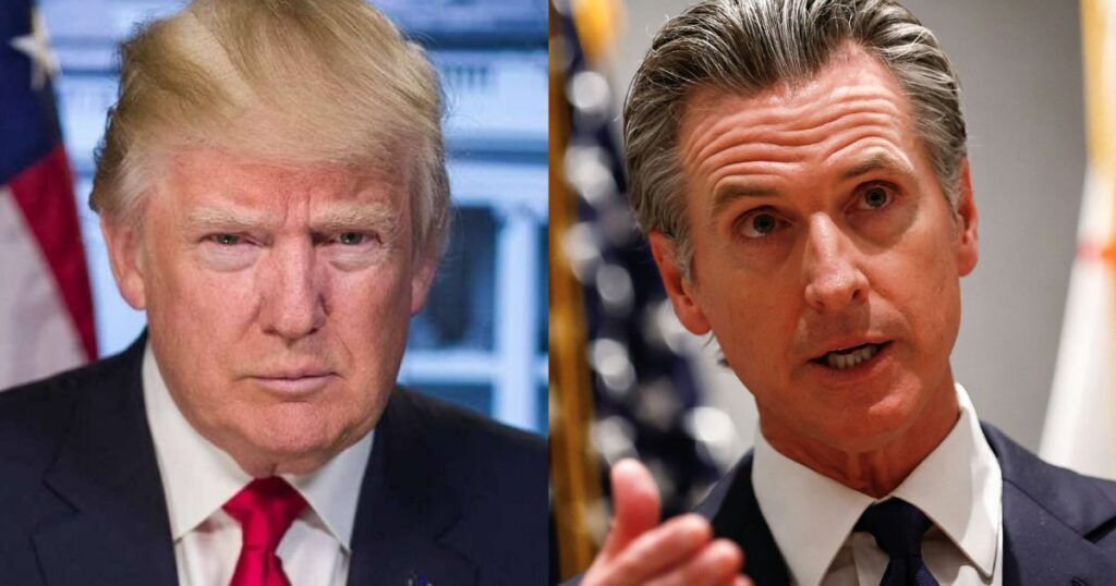 Trump Attacks Newsom