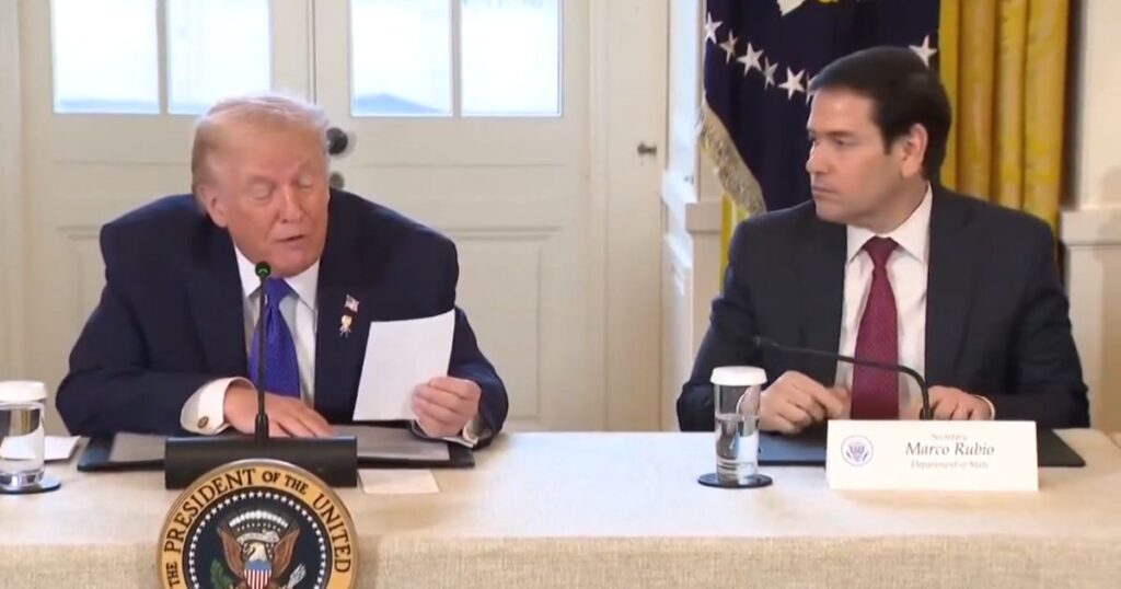 Trump and Marco Rubio's moment goes viral