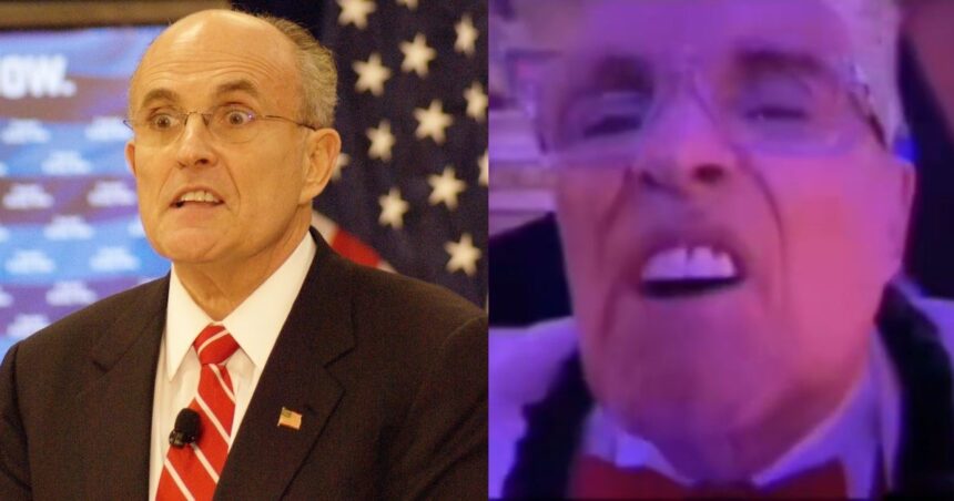 Rudy Giuliani had another tech fail at the start of the year