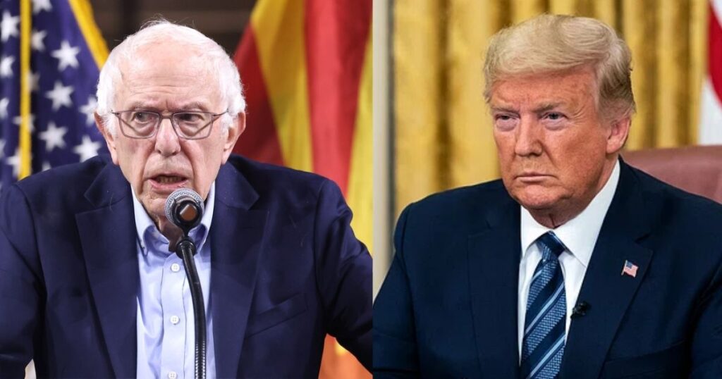 Bernie Sanders and Trump