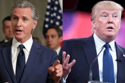 Newsom and Trump