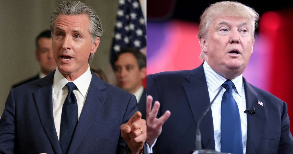 Newsom and Trump