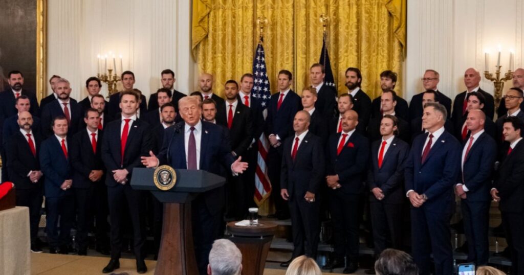 Florida Panthers with Trump