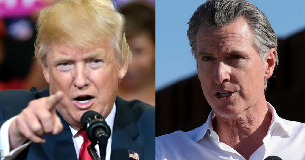 Trump Blasts Newsom