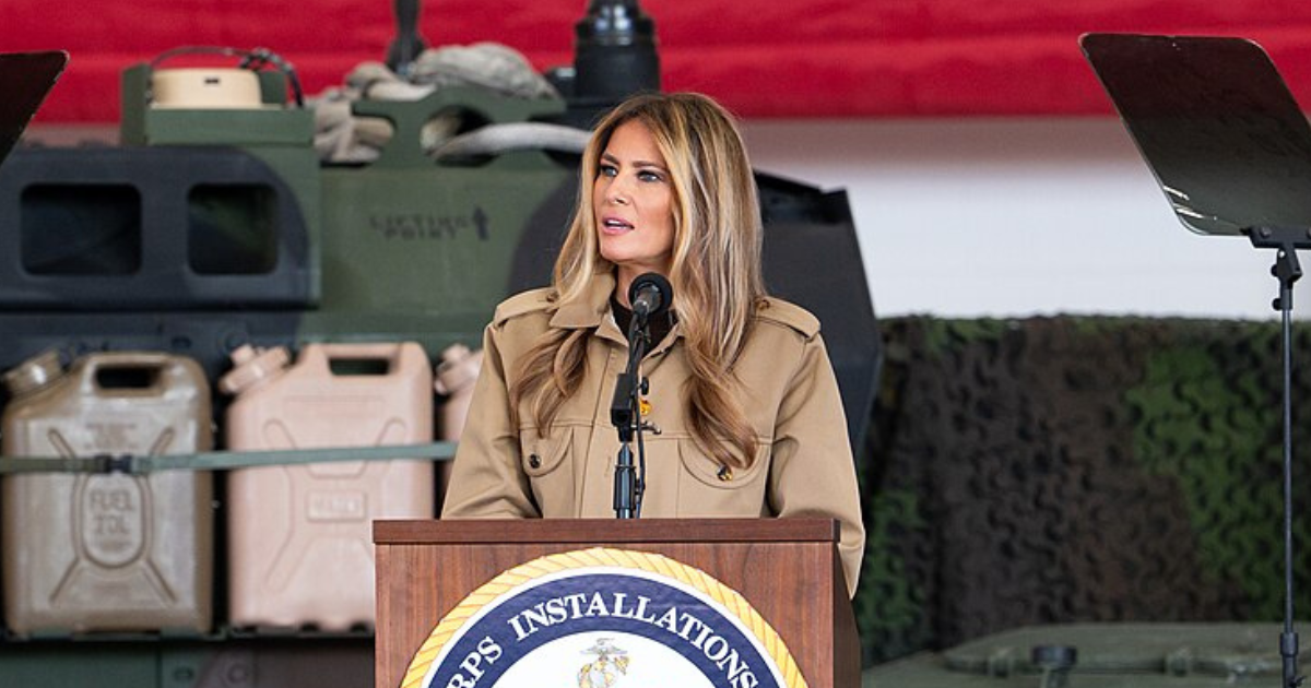 Melania Trump_documentary_film_Jeff_Bezos_Amazon (Image credit: The White House, Public domain, via Wikimedia Commons)
