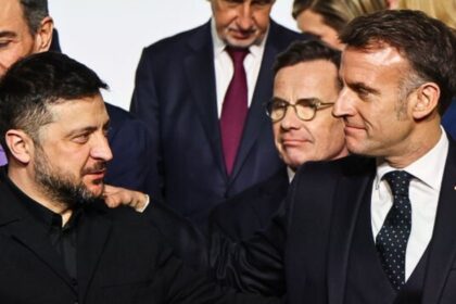 Zelenskyy-Macron-UK-France-Ukraine ceasefire troops agreement