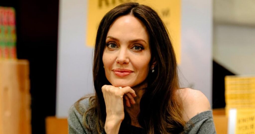 Hollywood actress Angelina Jolie visits Gaza aid workers at Rafah Crossing