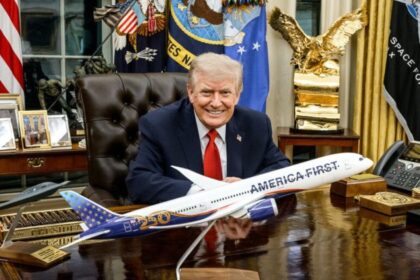 Donald Trump at the Oval Office